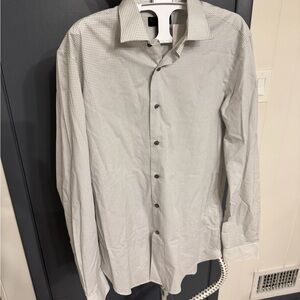 Men's Alfani Gingham Button-Up Shirt